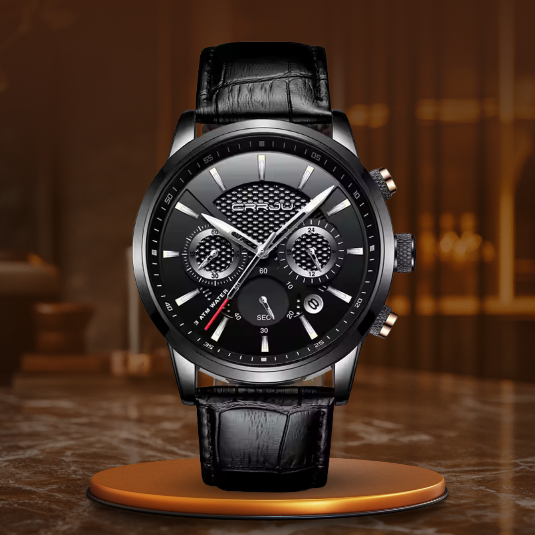 Fashionable Military Leather Watch