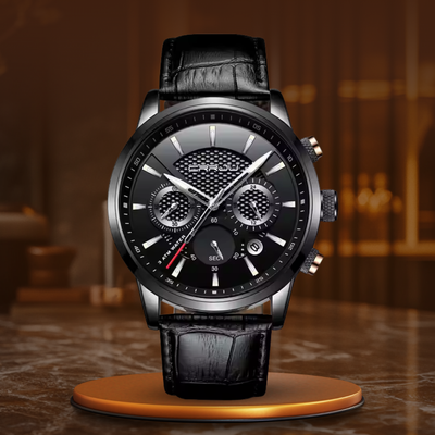 Fashionable Military Leather Watch