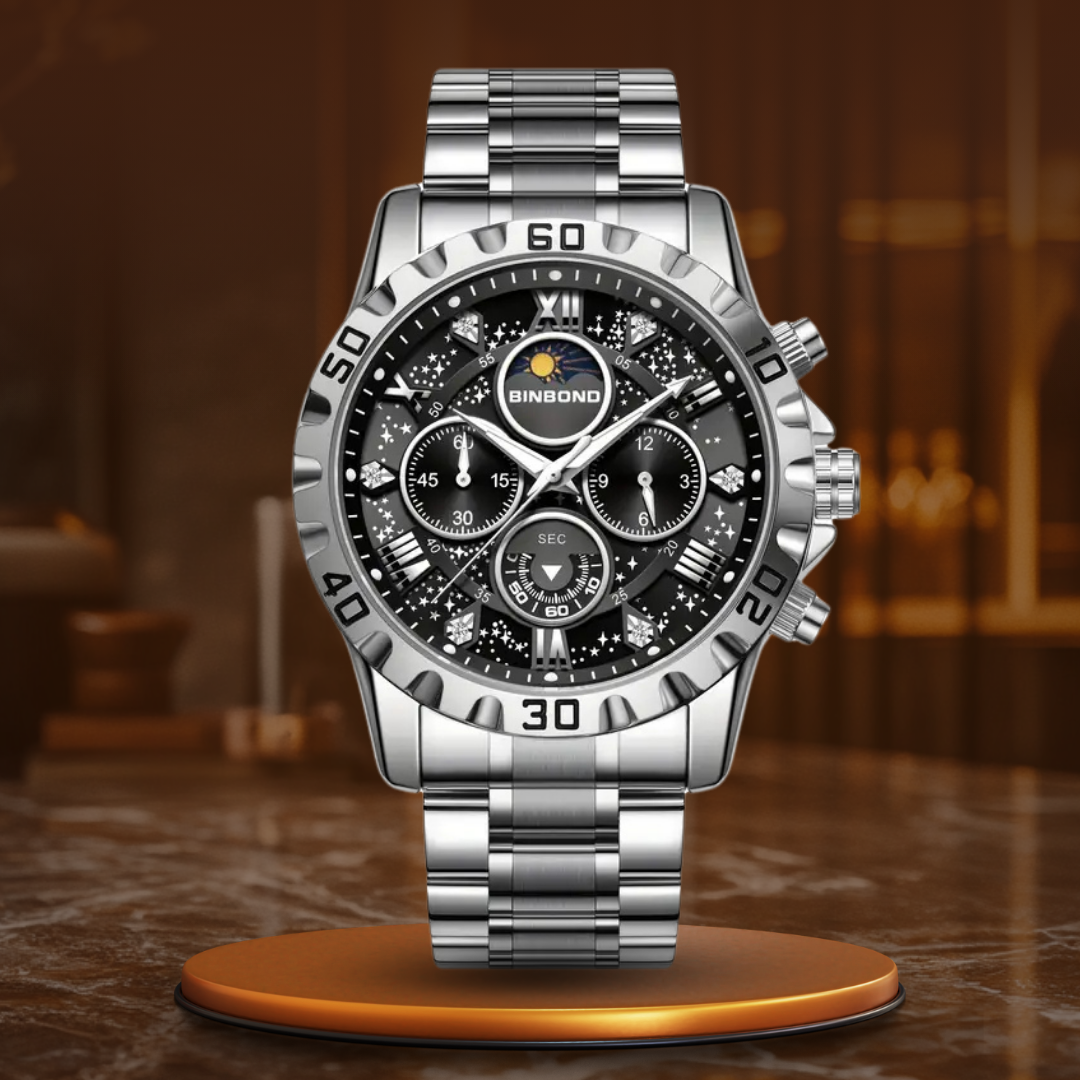 van Baerle® - Luxury Chronograph Watch with Metal Band