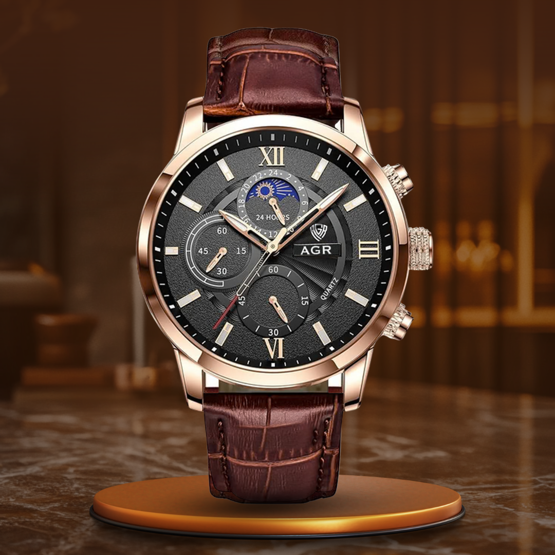 van Baerle® - Luxurious Leather Quartz Watch