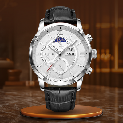 van Baerle® - Luxurious Leather Quartz Watch