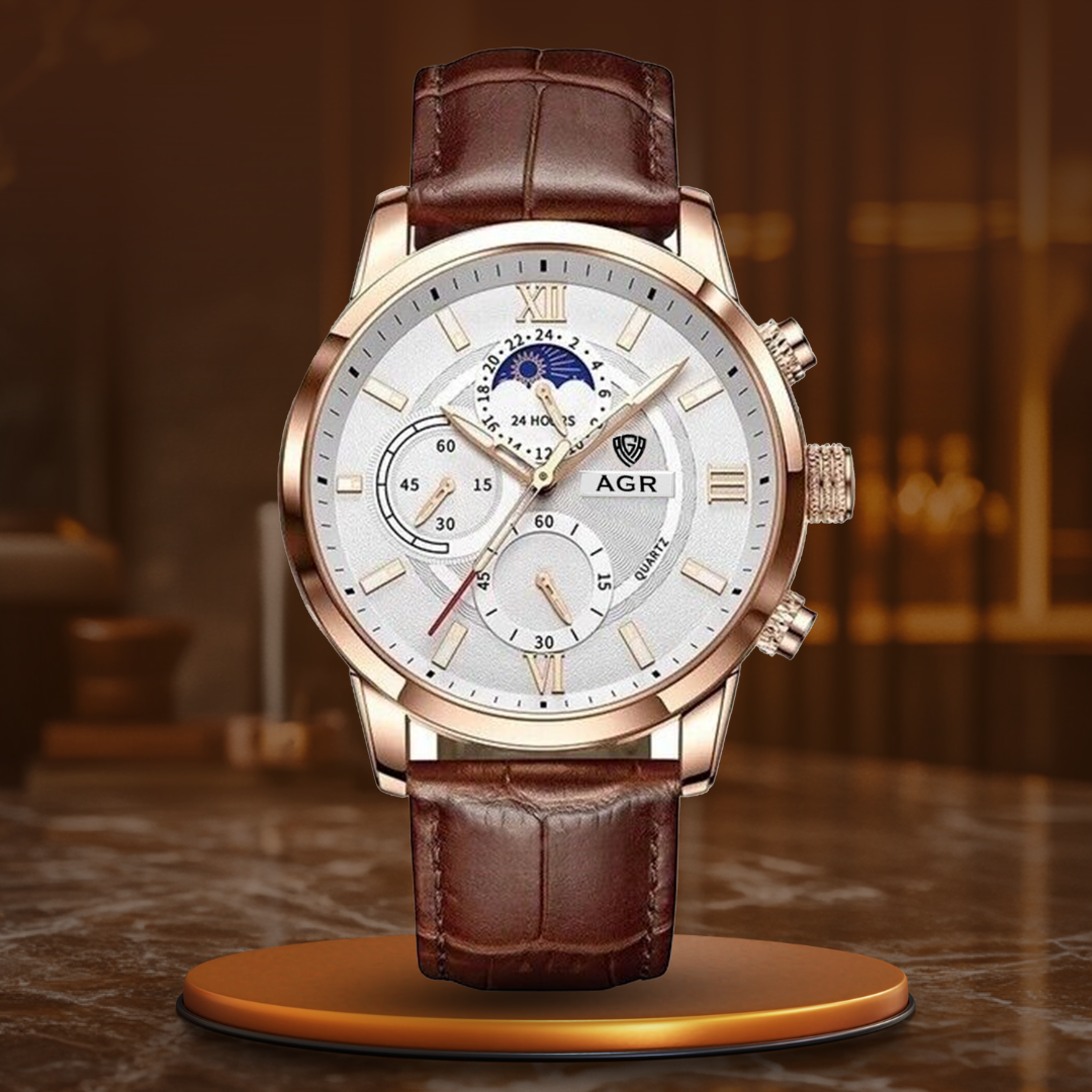 van Baerle® - Luxurious Leather Quartz Watch