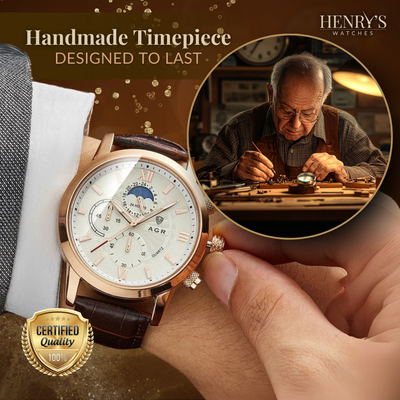 Luxury Leather Quartz Watch