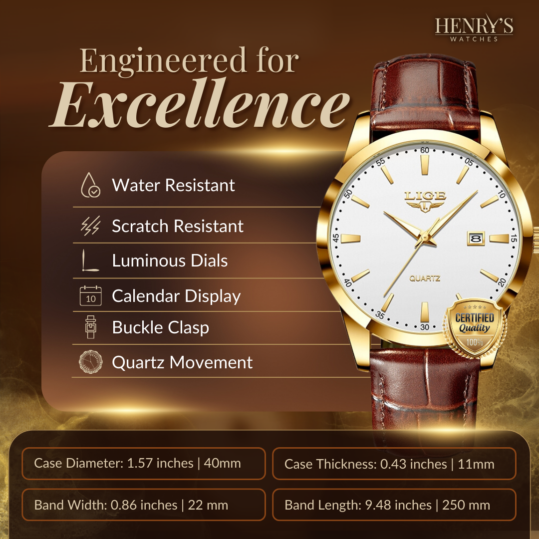 Military Leather Watch