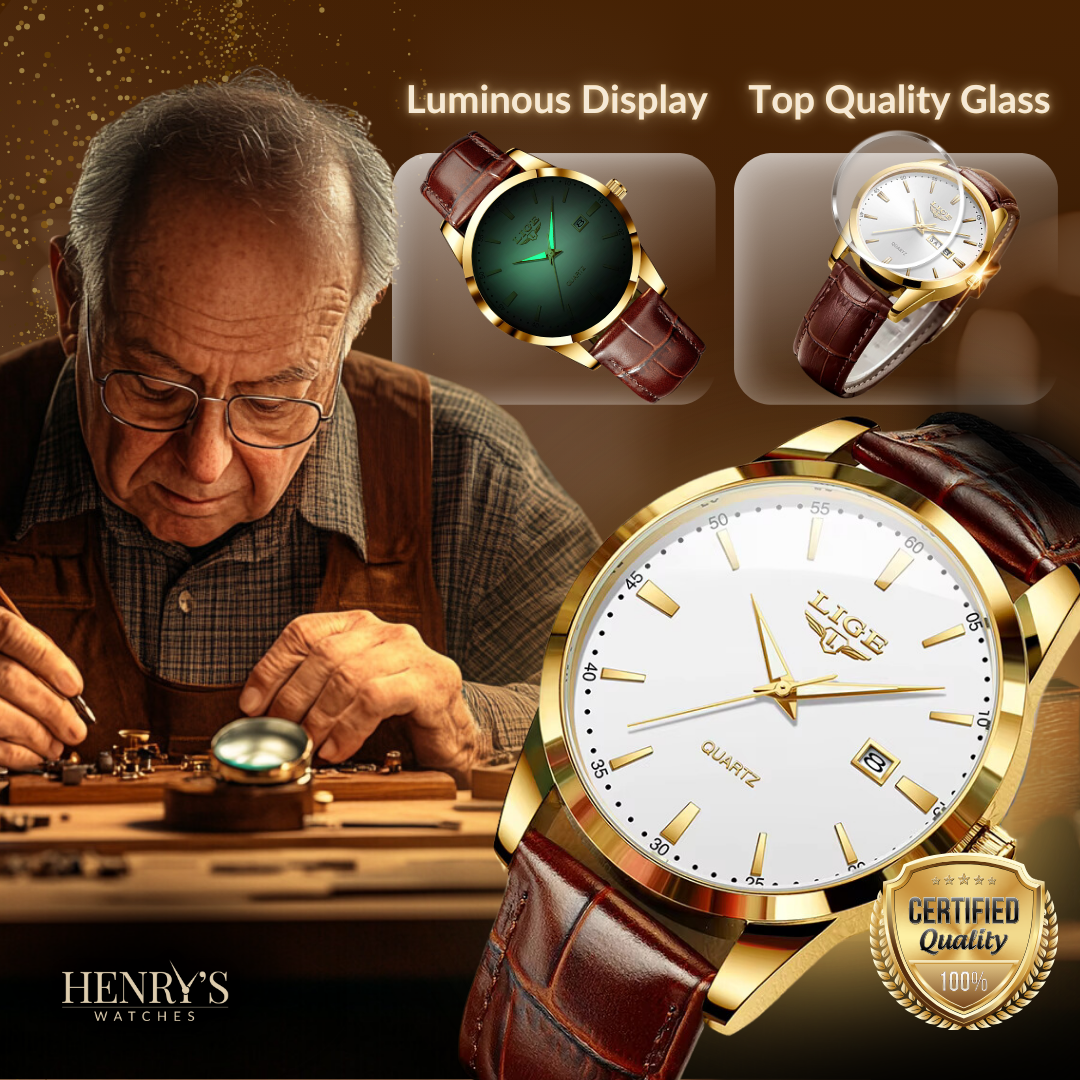 Military Leather Watch