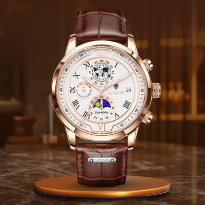 van Baerle® - Premium Leather Chronograph Watch