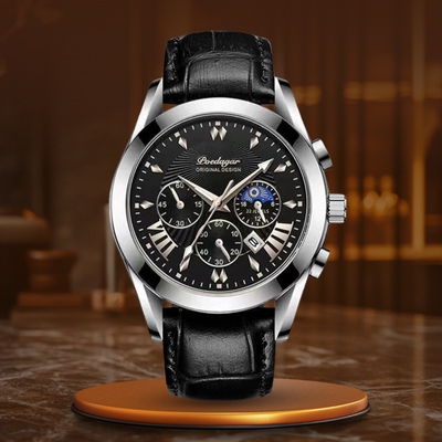 van Baerle® - Elegant Leather Strap Watch