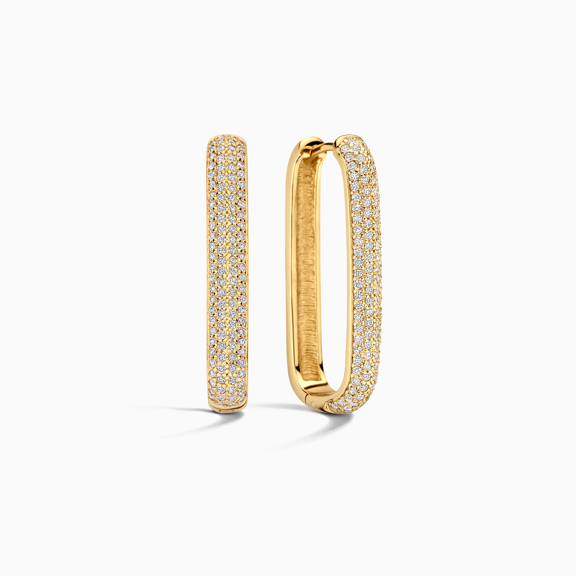 Large Icon Pavé Rings | 16k Gold