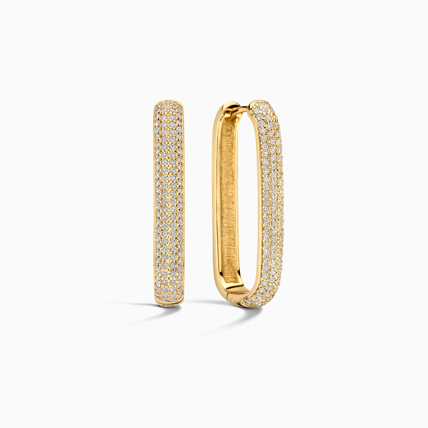 Large Icon Pavé Rings | 16k Gold