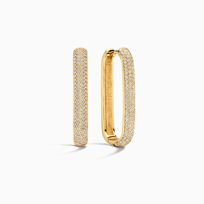 Large Icon Pavé Rings | 16k Gold