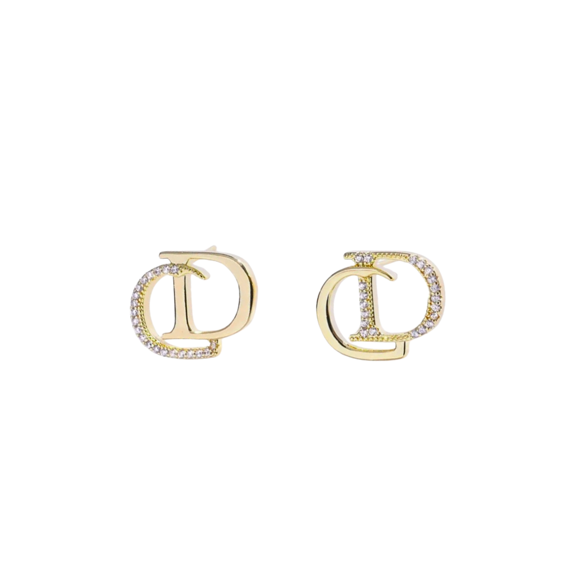 CD Earrings Gold