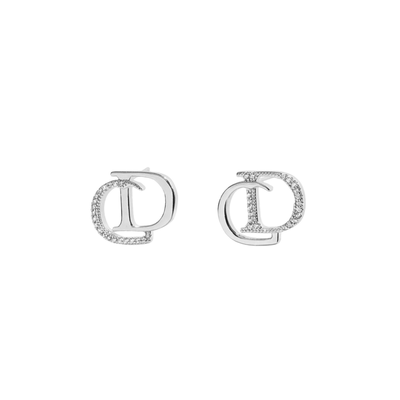 CD Diamond Earrings Silver