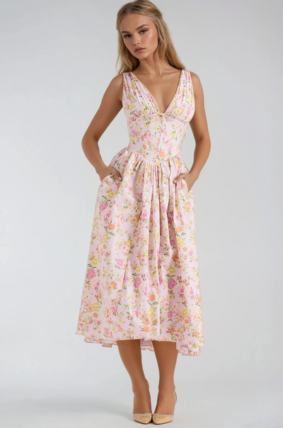 Rosea Elegant Summer Dress