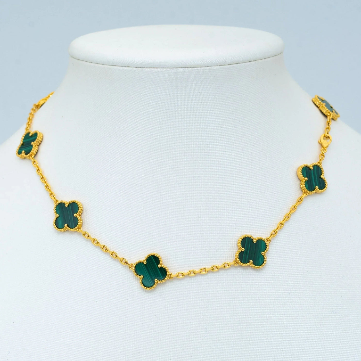 CLOVER NECKLACE 10 DESIGNS | GREEN