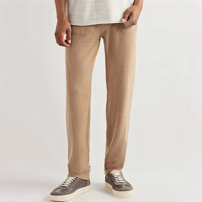 Forfined Cashmere Pants – Sable Khaki