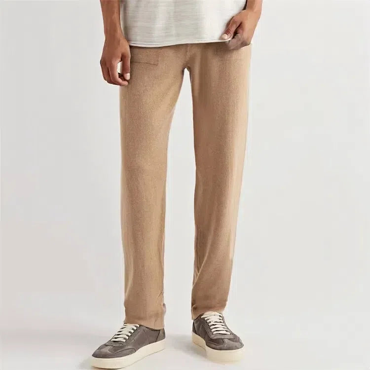 Fint Cashmere Pants – Sable Khaki - Sophie New York