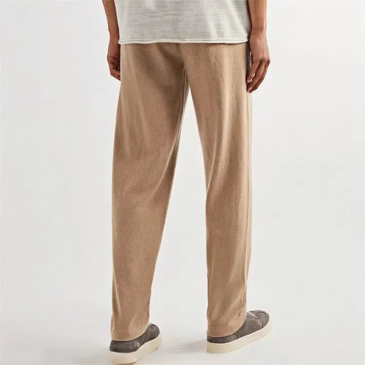 Fint Cashmere Pants – Sable Khaki - Sophie New York