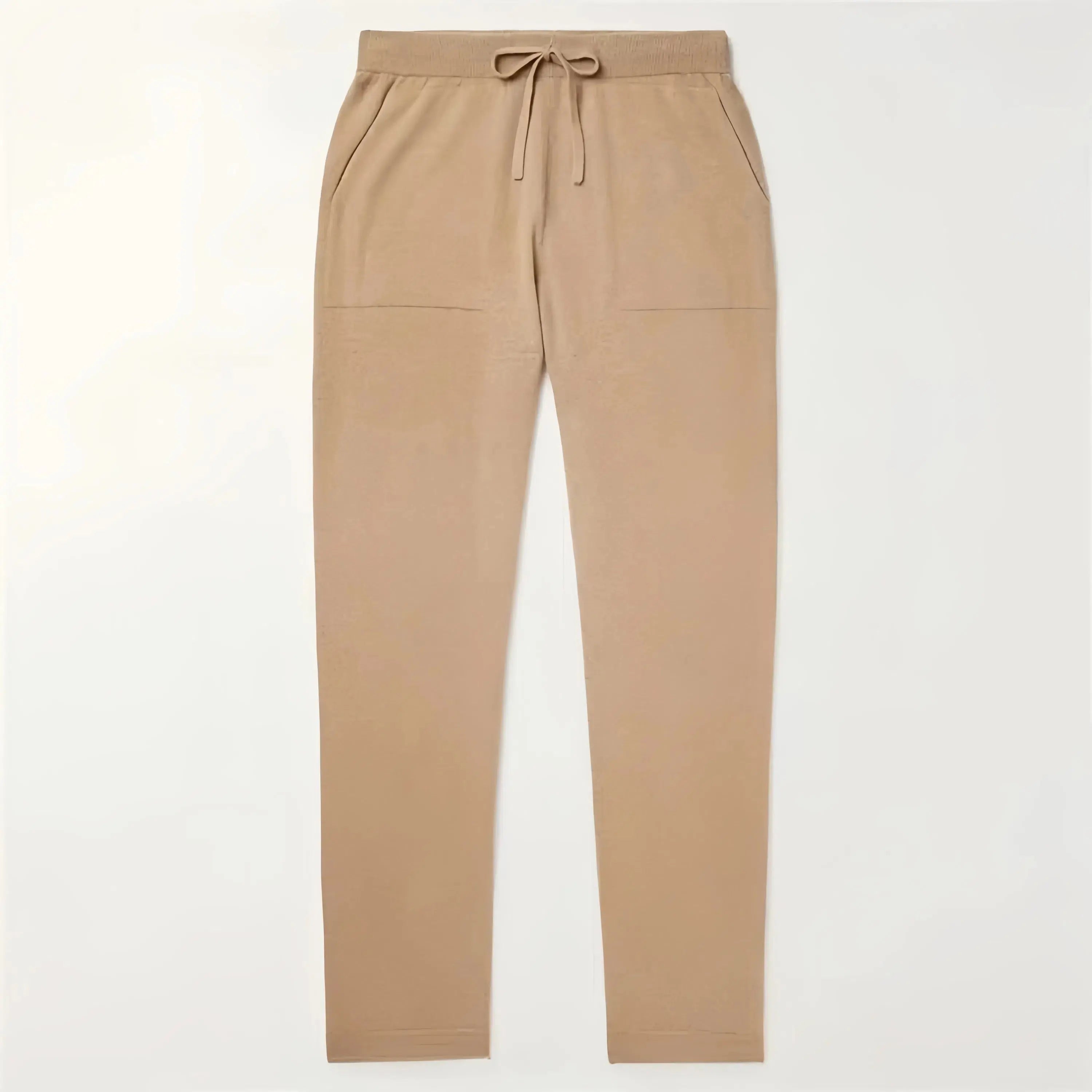 Handmade Cashmere Pants – Sable Khaki