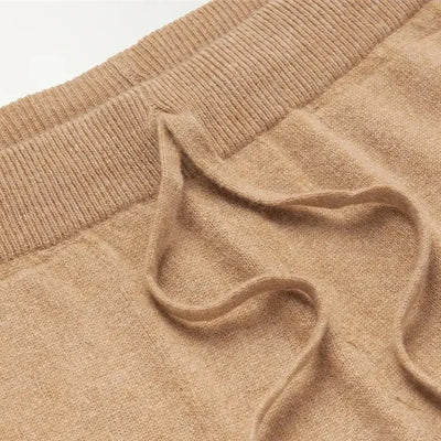 Handmade Cashmere Pants – Sable Khaki