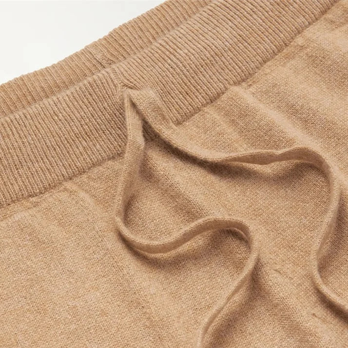 Fint Cashmere Pants – Sable Khaki - Sophie New York