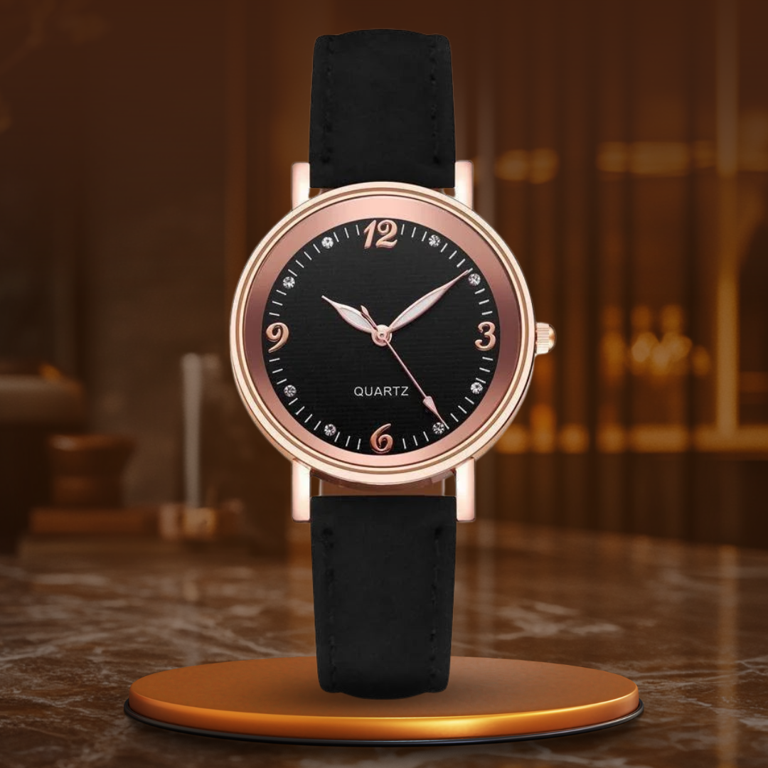 Leather Strap Watch