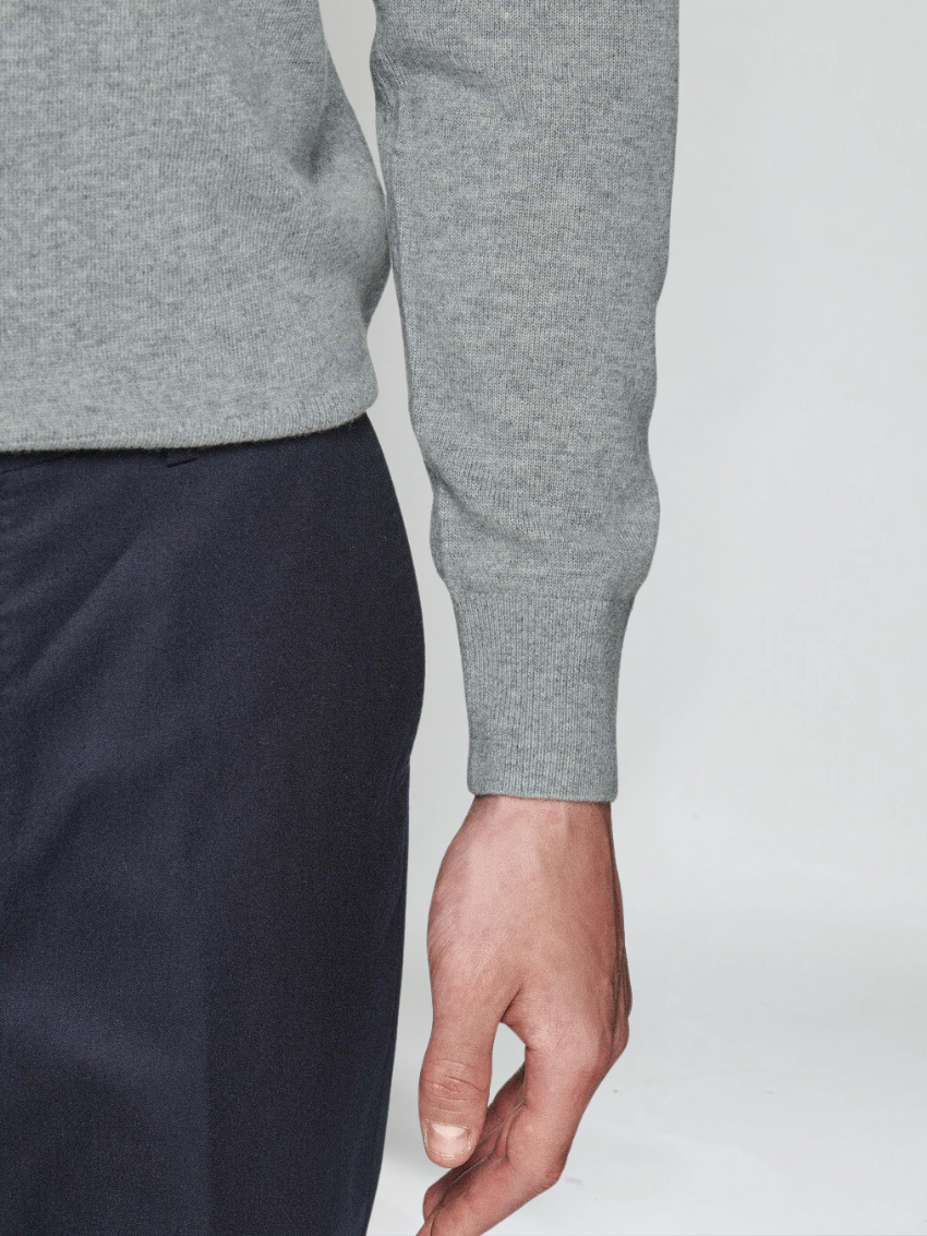 Premium Cashwool Sweater - Gray - Sophie New York