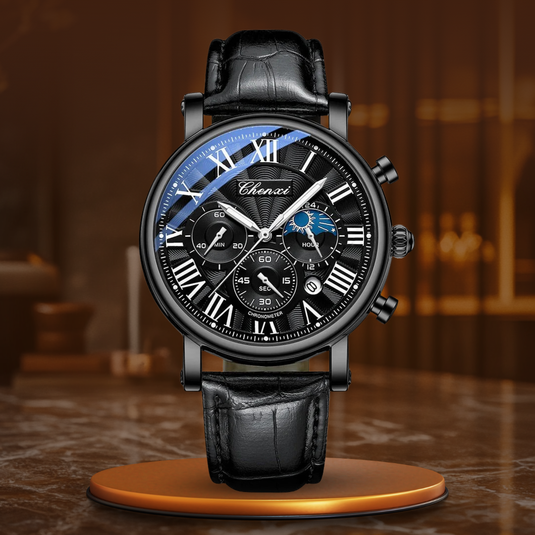 van Baerle® - Luxurious Leather Quartz Watch