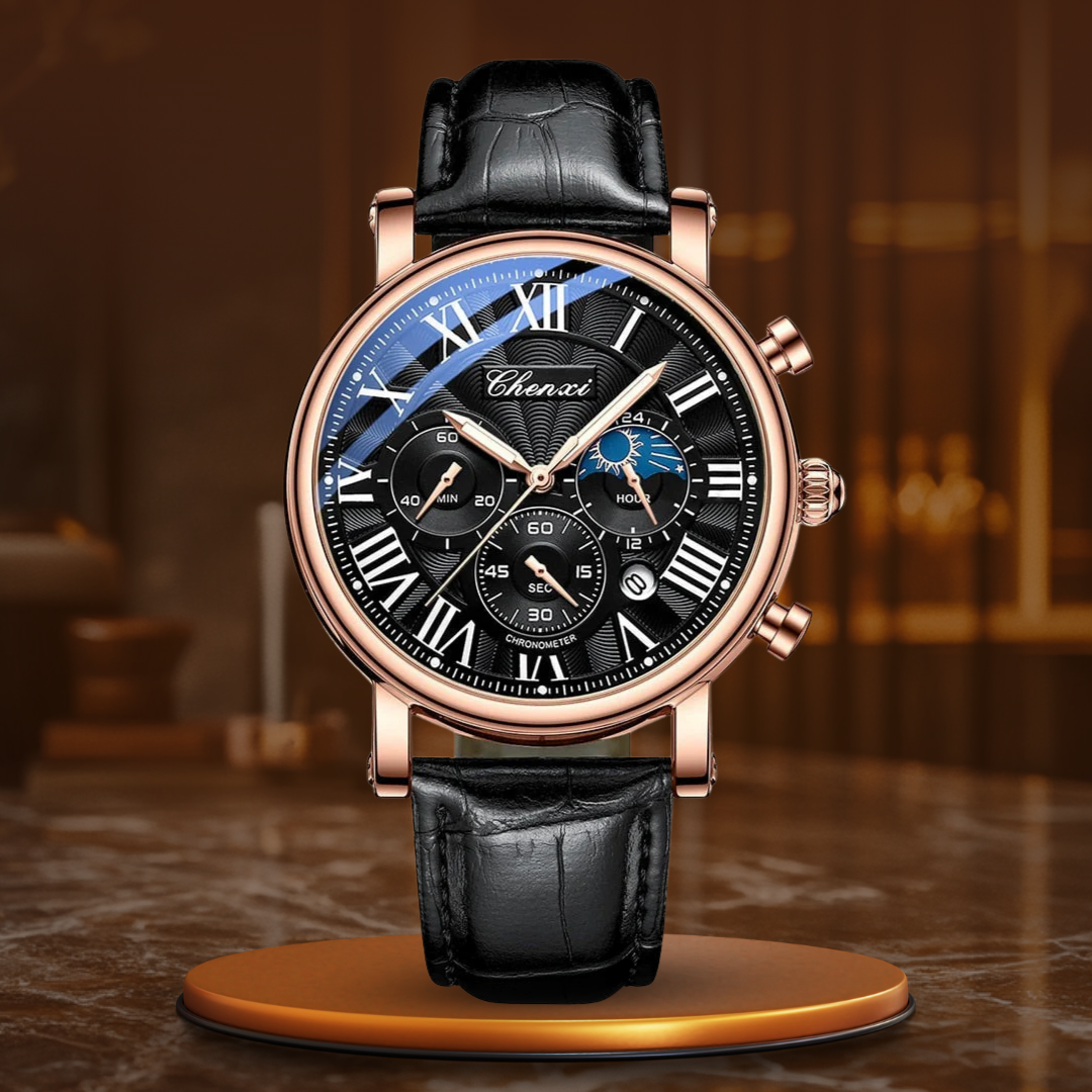 van Baerle® - Luxurious Leather Quartz Watch
