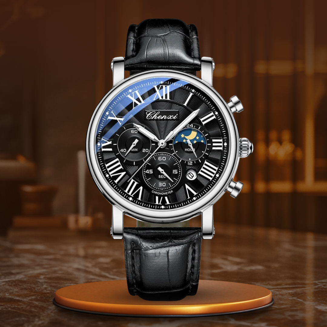 van Baerle® - Luxurious Leather Quartz Watch