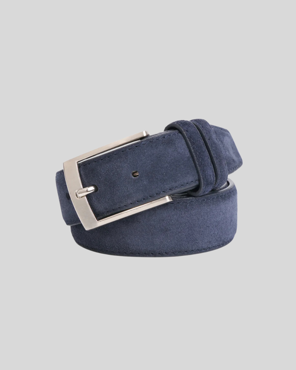 Suede Belt - Navy Blue - Sophie New York