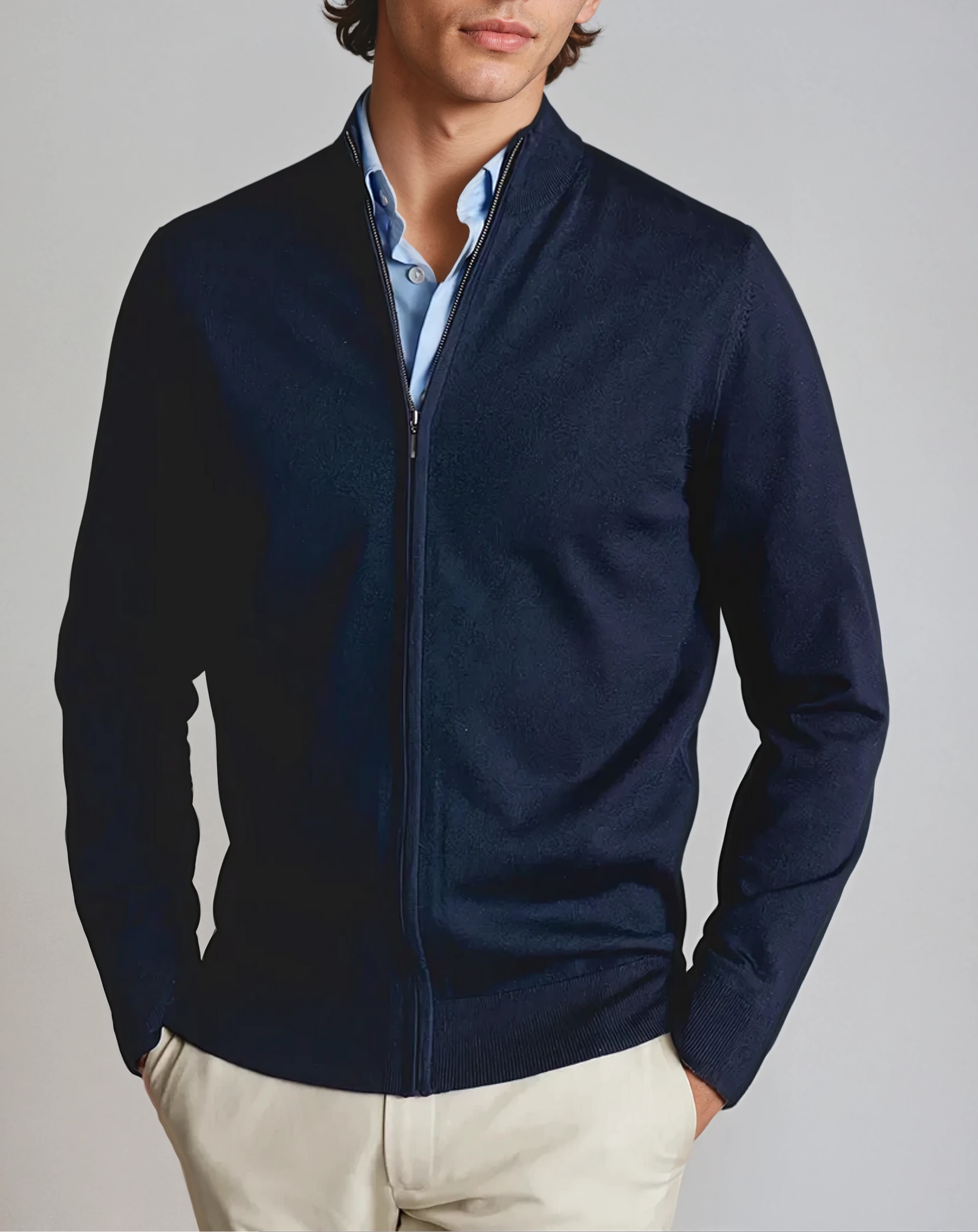 Full Zip Sweater - Sophie New York