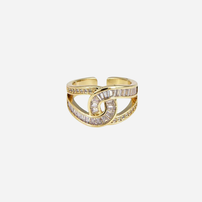Mia | Elegant, Adjustable Ring with Knot