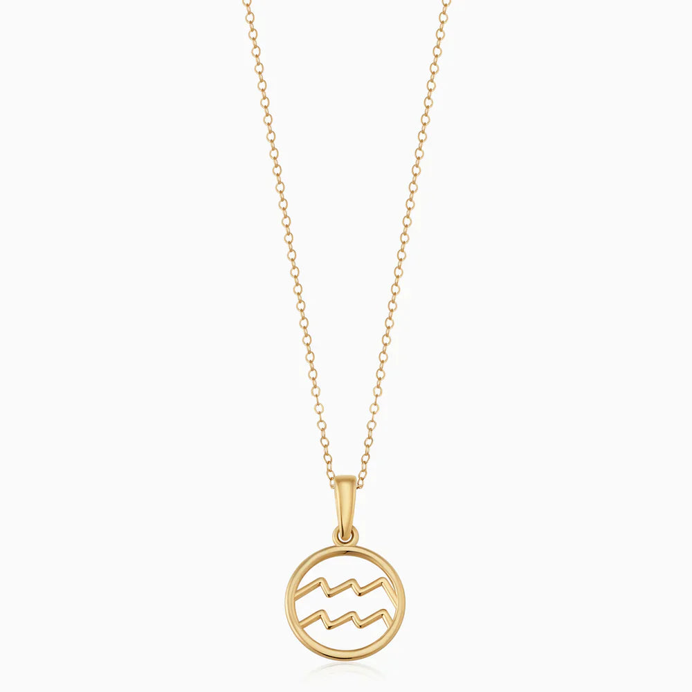 Zodiac Sign Necklace | 18k Gold
