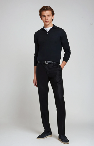 Forfinet Suede Loafers – Navy Blue