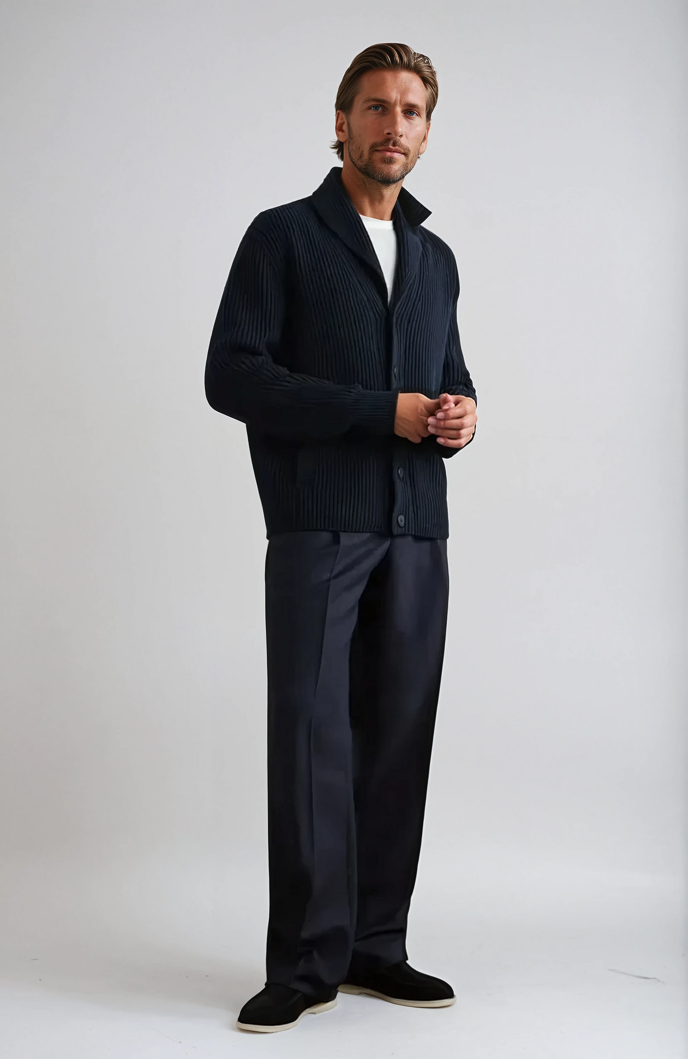 Suedes City Loafers – Navy Blue