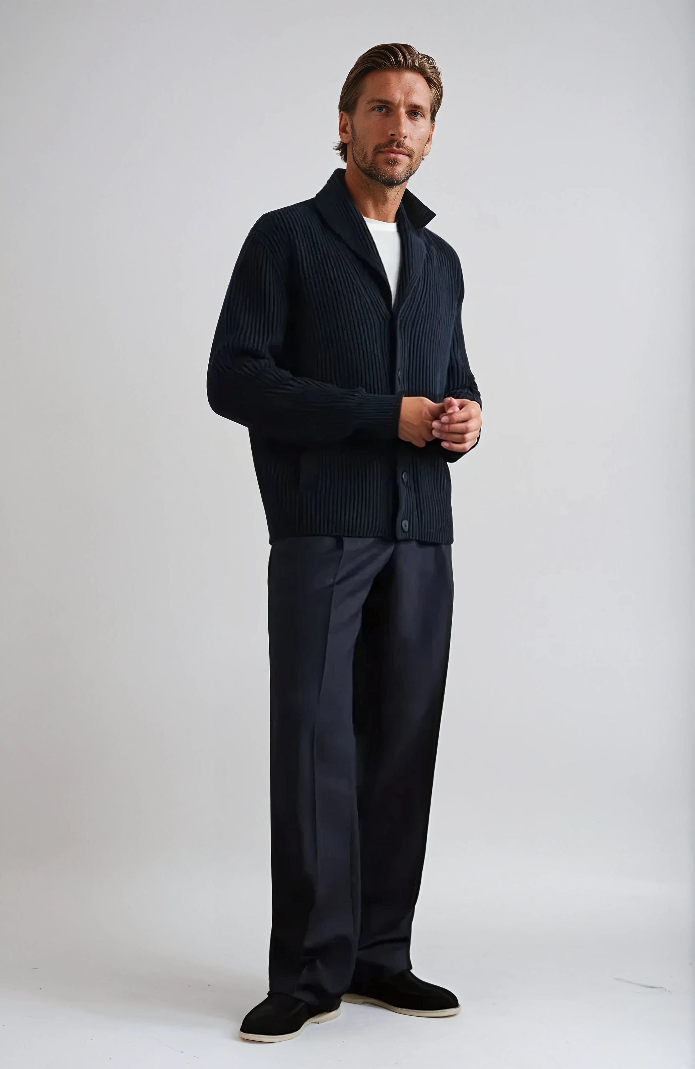 Suedes City Loafers – Navy Blue - Sophie New York