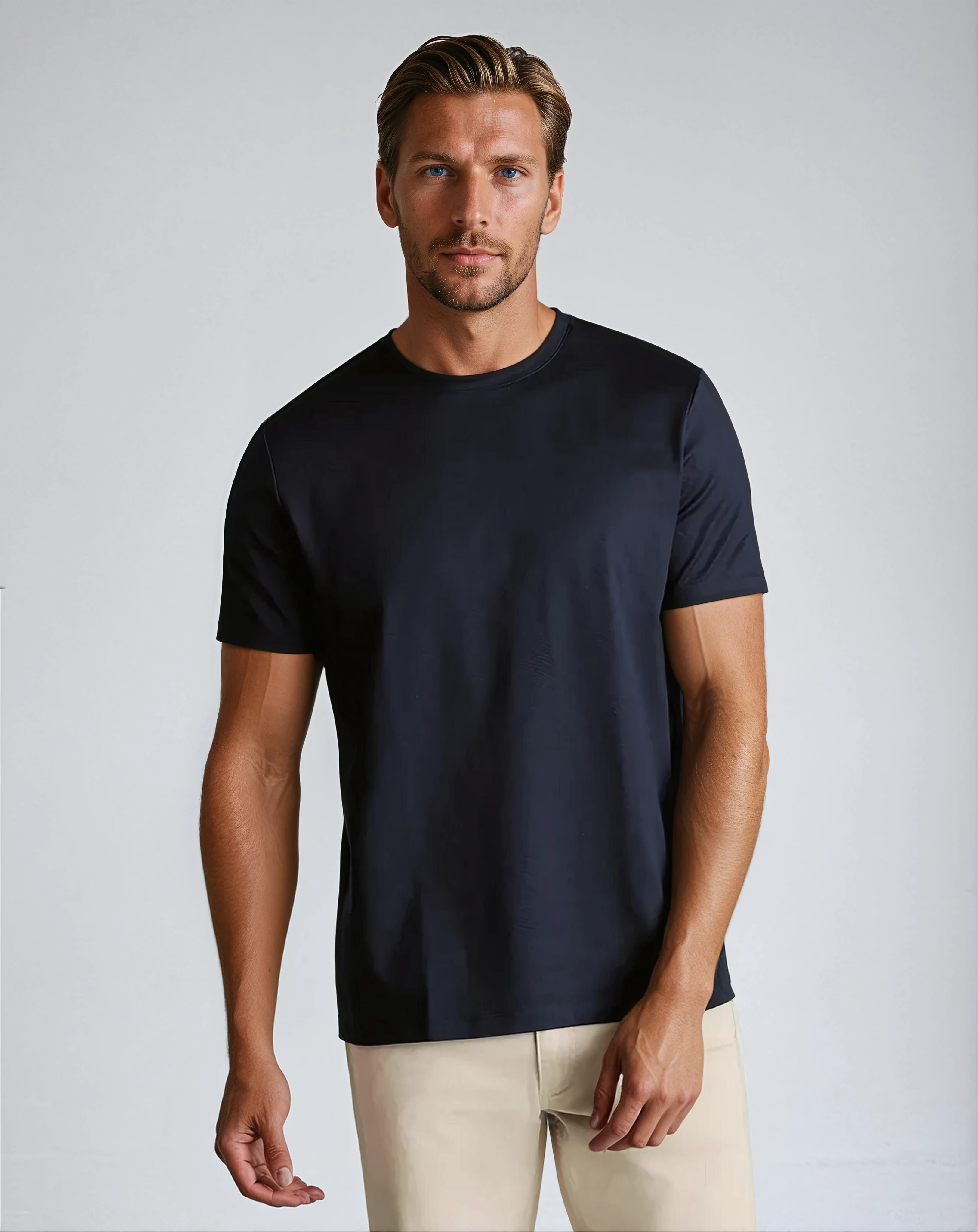Signature Supima T-shirt – Navy Blue - Sophie New York