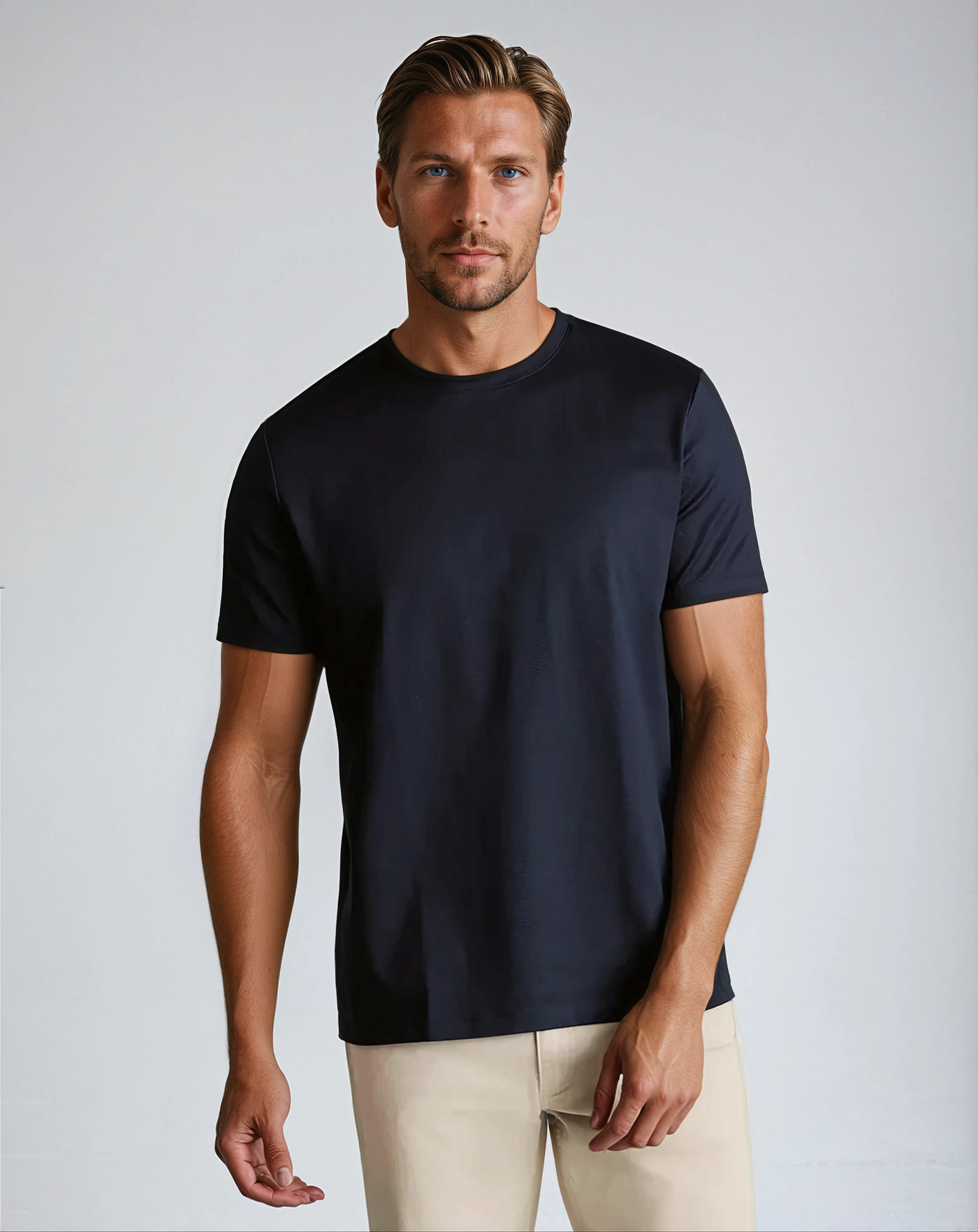 Signature Supima T-shirt – Navy Blue - Sophie New York