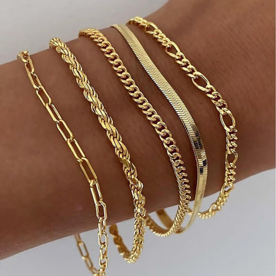 Ellis Renner Bracelet Set | 16k Gold