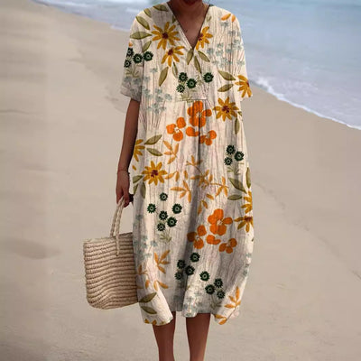 Nicka™ | Dress with vibrant floral pattern