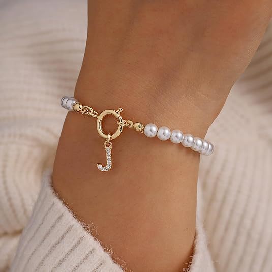 Auden Letter Initial Bracelet | 14k Gold