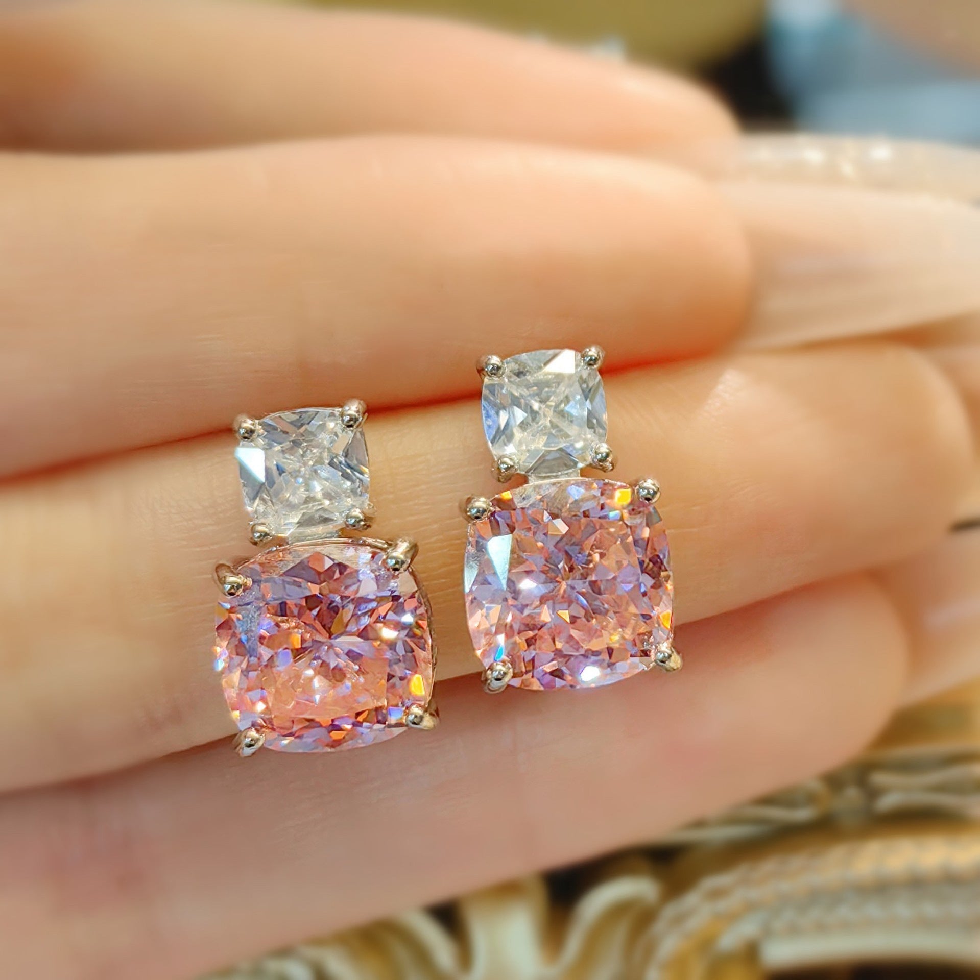 Adeline Rosetta Set | White Gold 14k