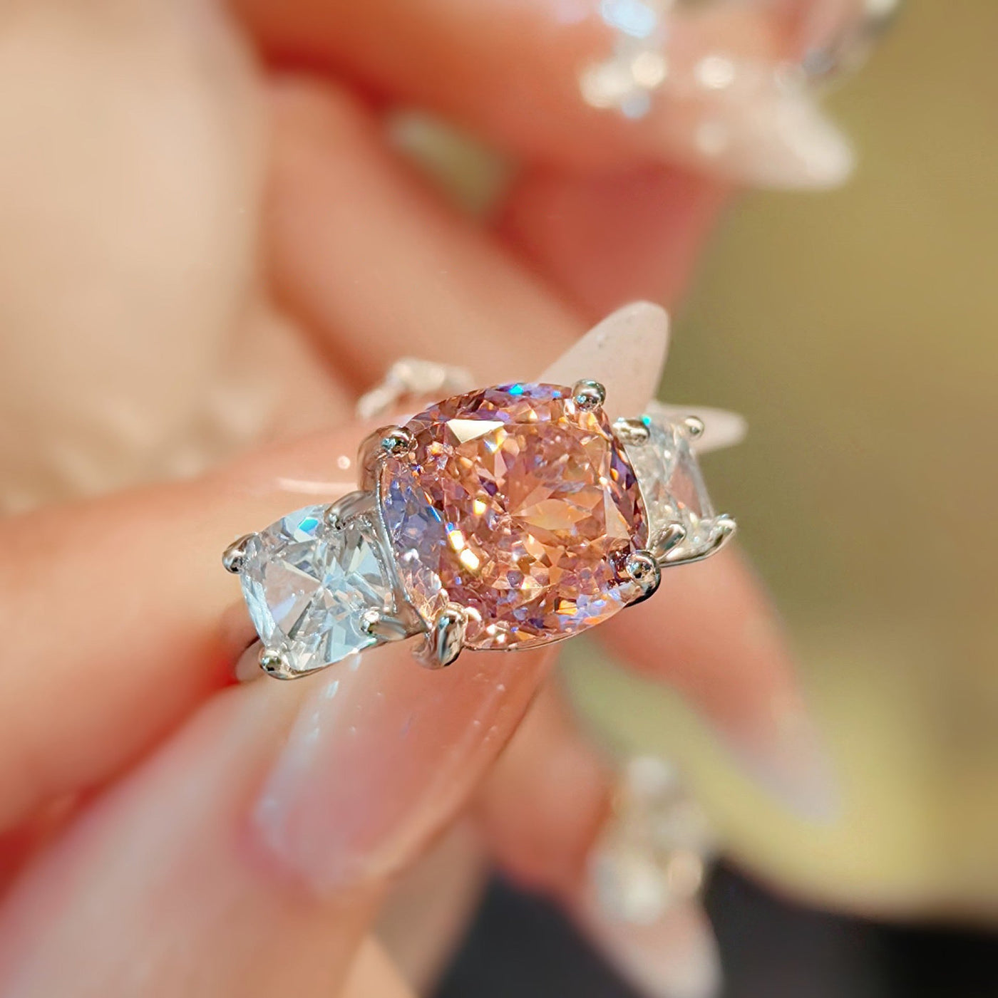 Adeline Rosetta Set | White Gold 14k