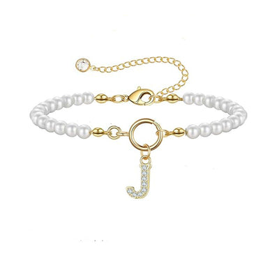 Auden Letter Charm Bracelet | 14k Gold