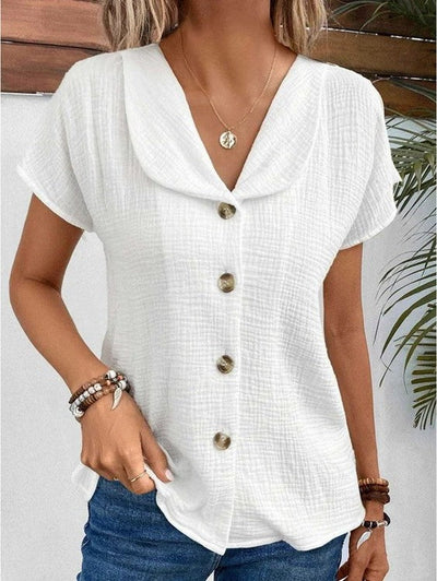 Ellen | Stylish Button-Down Collared Top