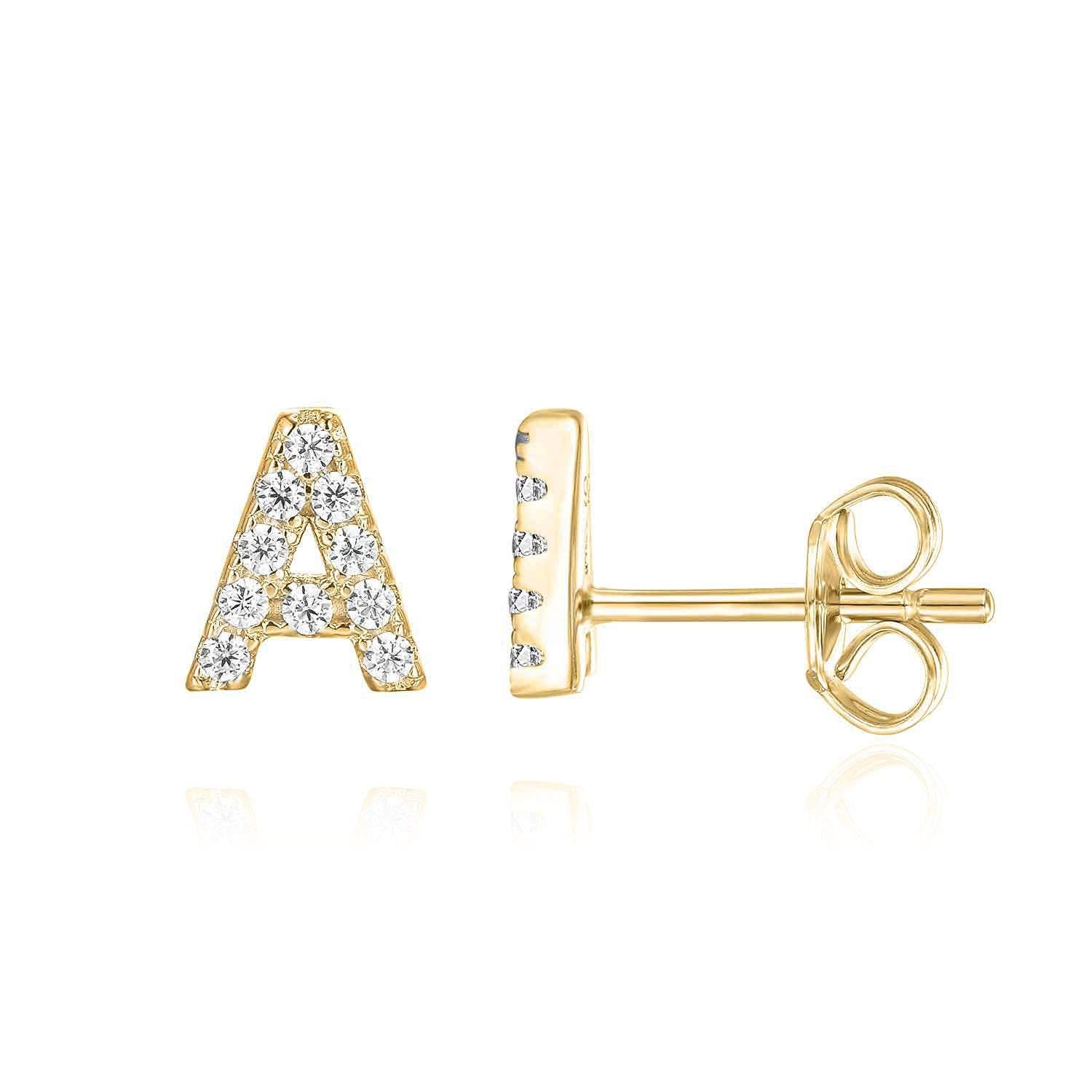 Initial Earring | Gold 16k