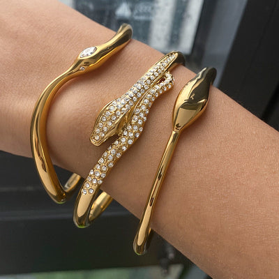 Cassian Veyne Bracelet Set | 18k Gold
