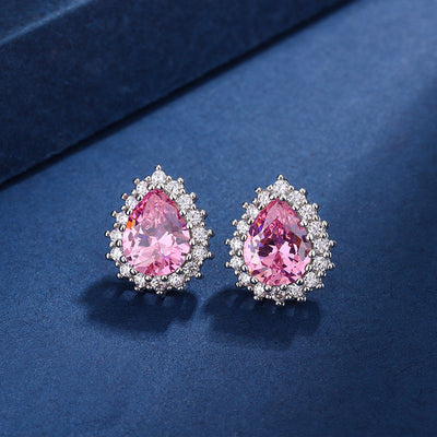 Aria Tower Pink Set | White Gold 16k