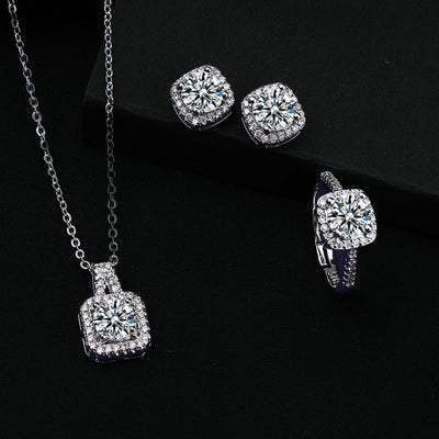 Elena Kristall Set | 18k White Gold