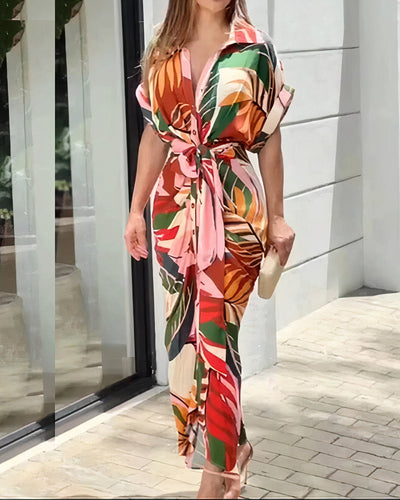 Dayna™ | Dress with Artistic Print